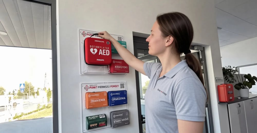 Defibrylatory AED