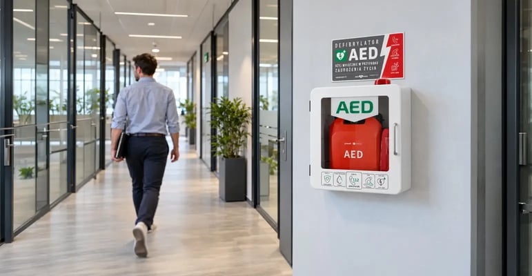 Defibrylatory AED