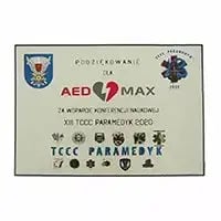 Podziękowanie za wsparcie konferencji TCCC Paramedyk